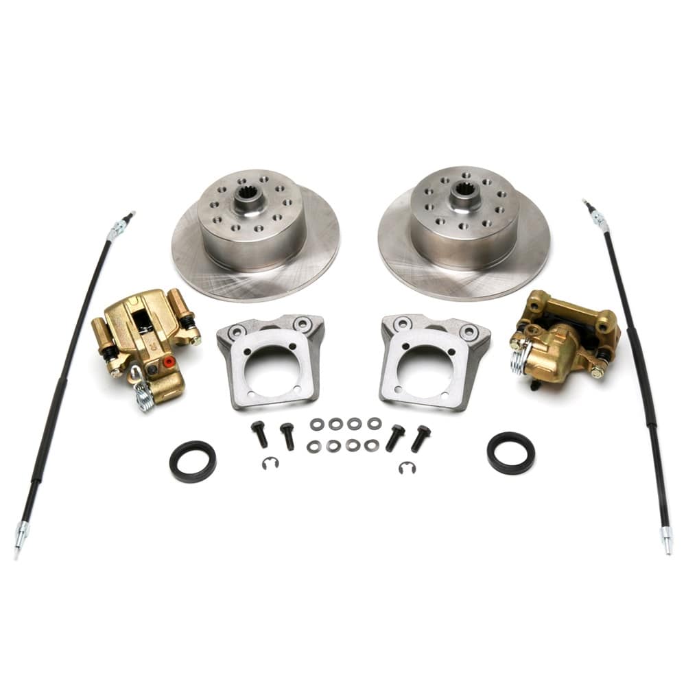 Disc Brake Kit, Rear, e-Brake, 5-Lug (Dual Pattern - Chevy/Ford - 5x4-3/4, 5x4-1/2) - Speedometer & Auto Electric