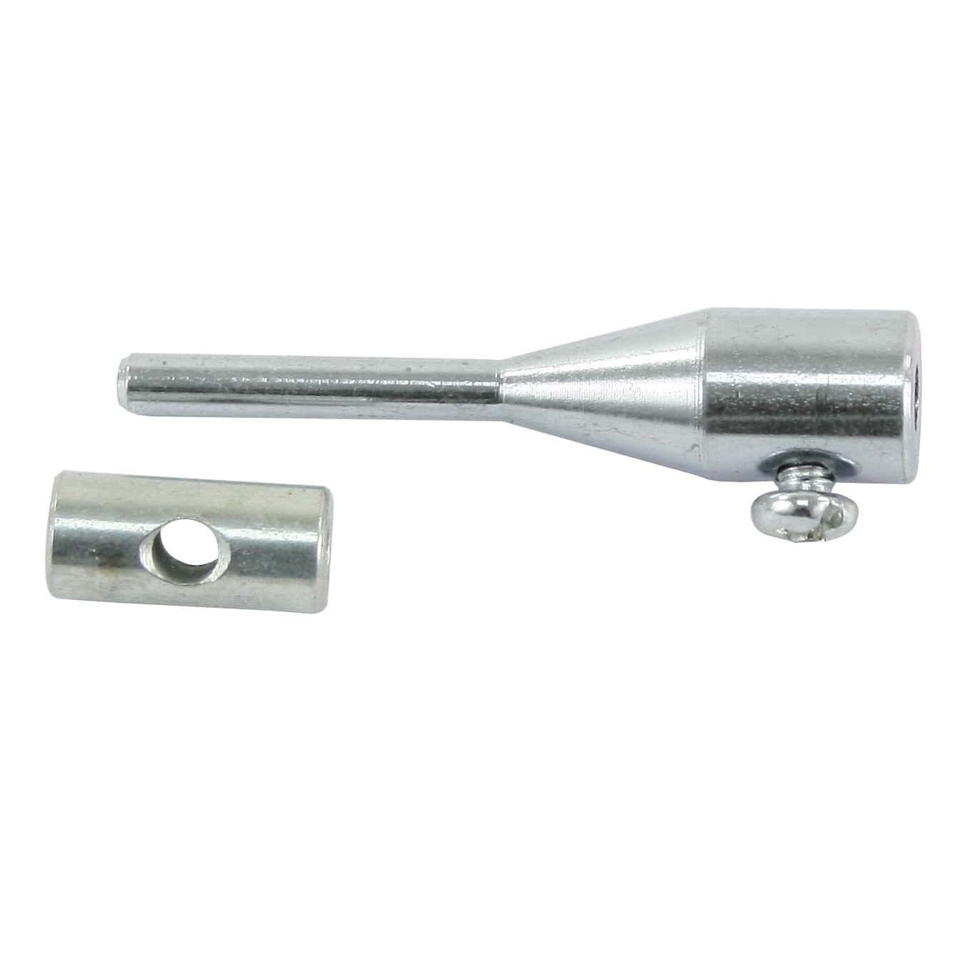 Throttle/ heater Cable Extending Kit, 2 pcs. (Fits on cable end or cable) - Speedometer & Auto Electric