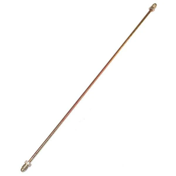 Metal Brake Line, Rear, Left or Right at Wheel Cylinder, 445mm (17-1/2