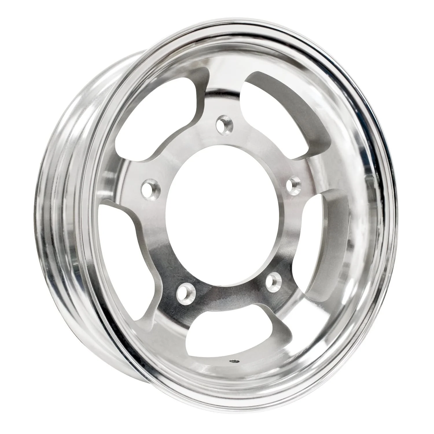 EMPI Race-Trim Off-Road Wheel, Machine Finished Aluminum, 15