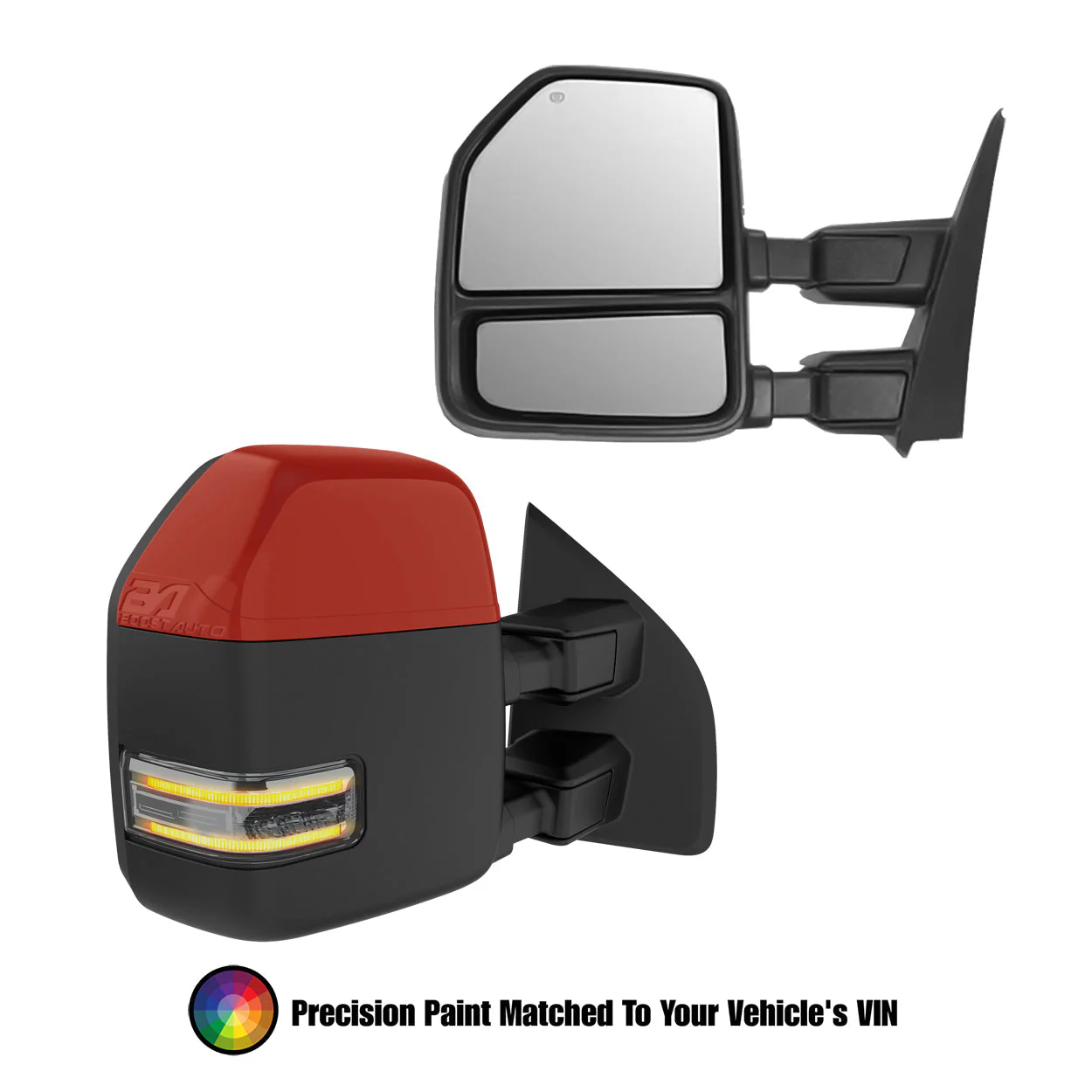 Ford F150 (2007-2014) New Style Tow Mirrors - Speedometer & Auto Electric