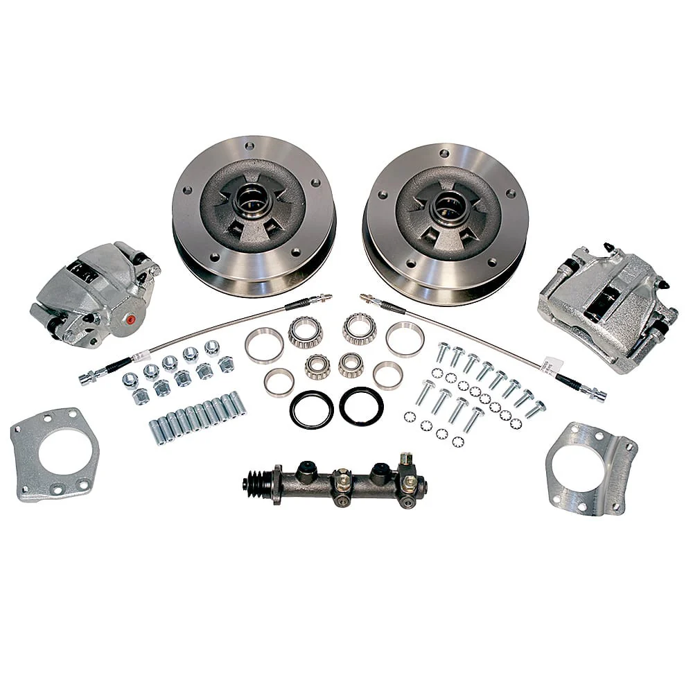 Wide 5 No Hassle Front Disc Brake Conversion Kit for 1968-1969 Bus / T-2 - Speedometer & Auto Electric