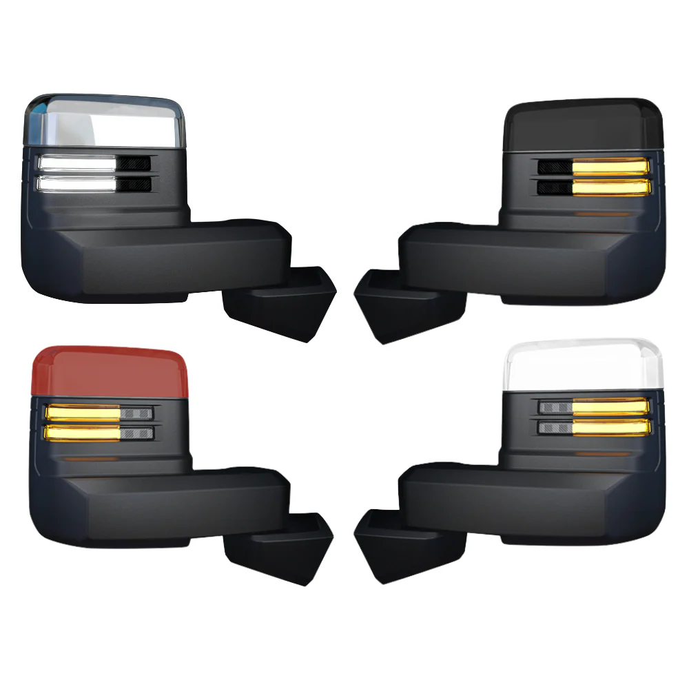 2019-2026 GMC Sierra 1500 Tow Mirrors - Speedometer & Auto Electric