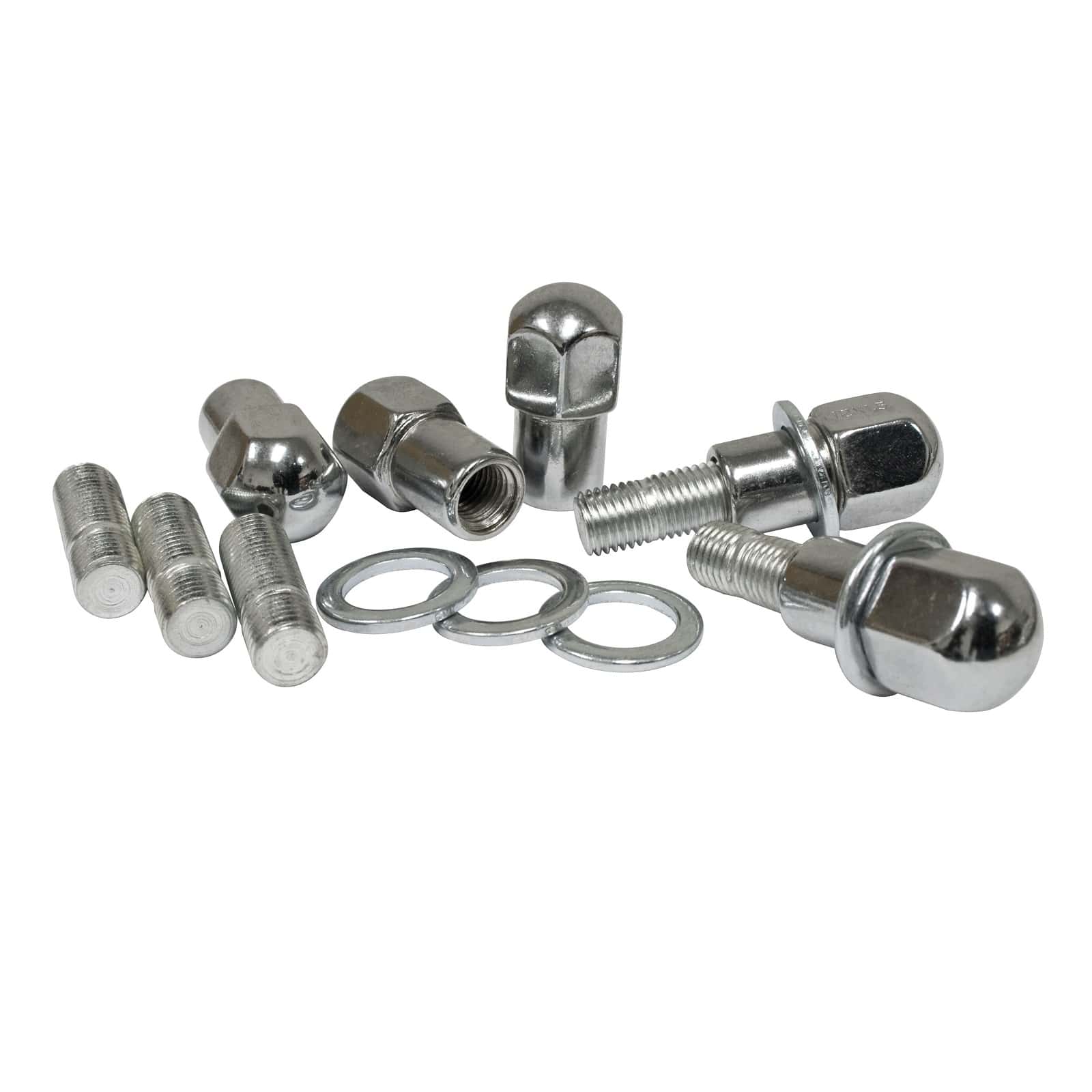 Chrome Nut & Stud Kit - Speedometer & Auto Electric