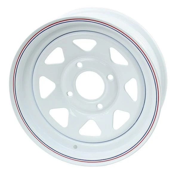 White Spoke Steel Wheel (4 Lug & 5 Lug) - Speedometer & Auto Electric