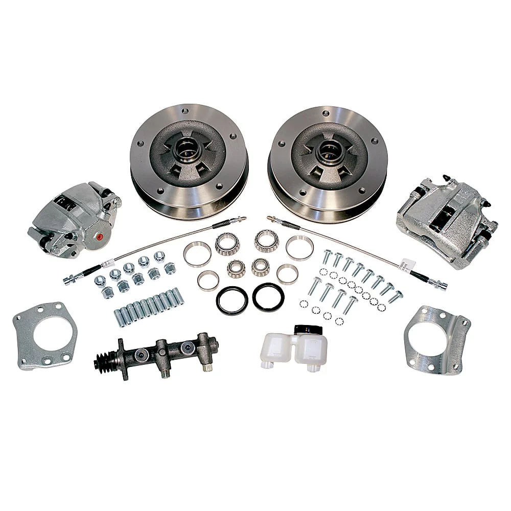 Wide 5 No Hassle Front Disc Brake Conversion Kit for 1964-1967 Bus / T-2 - Speedometer & Auto Electric