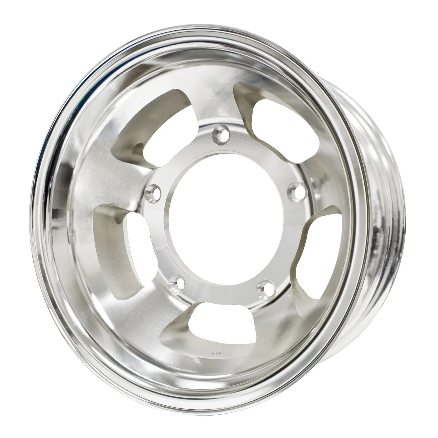 EMPI Race-Trim Off-Road Wheel, Machine Finished Aluminum, 15