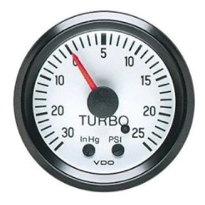 Turbo Boost, w/ Hardware, 25 PSI / 30 InHg - Speedometer & Auto Electric