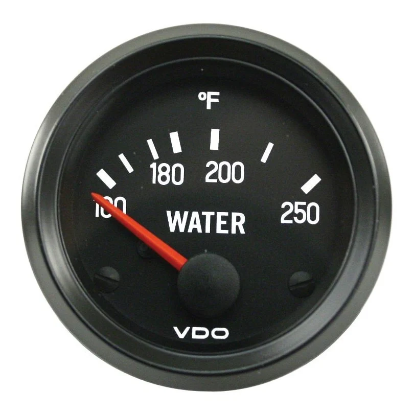 Water Temp Gauge, 250 Degrees - Speedometer & Auto Electric