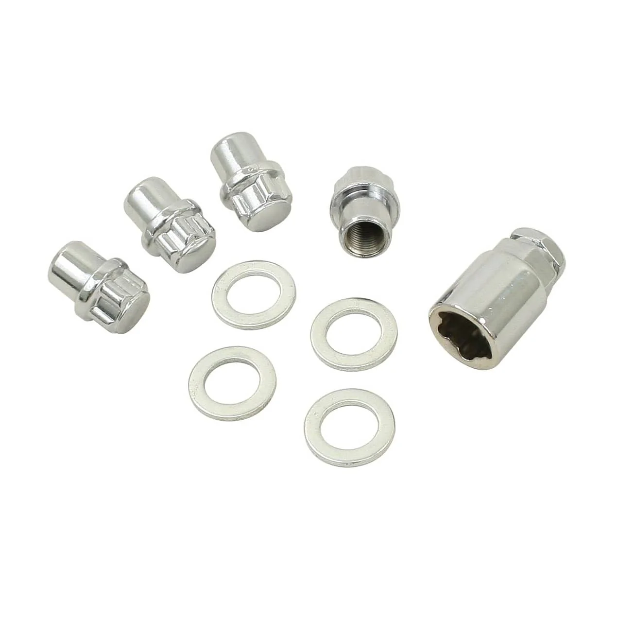 EMPI Chrome Wheel Locks - Speedometer & Auto Electric