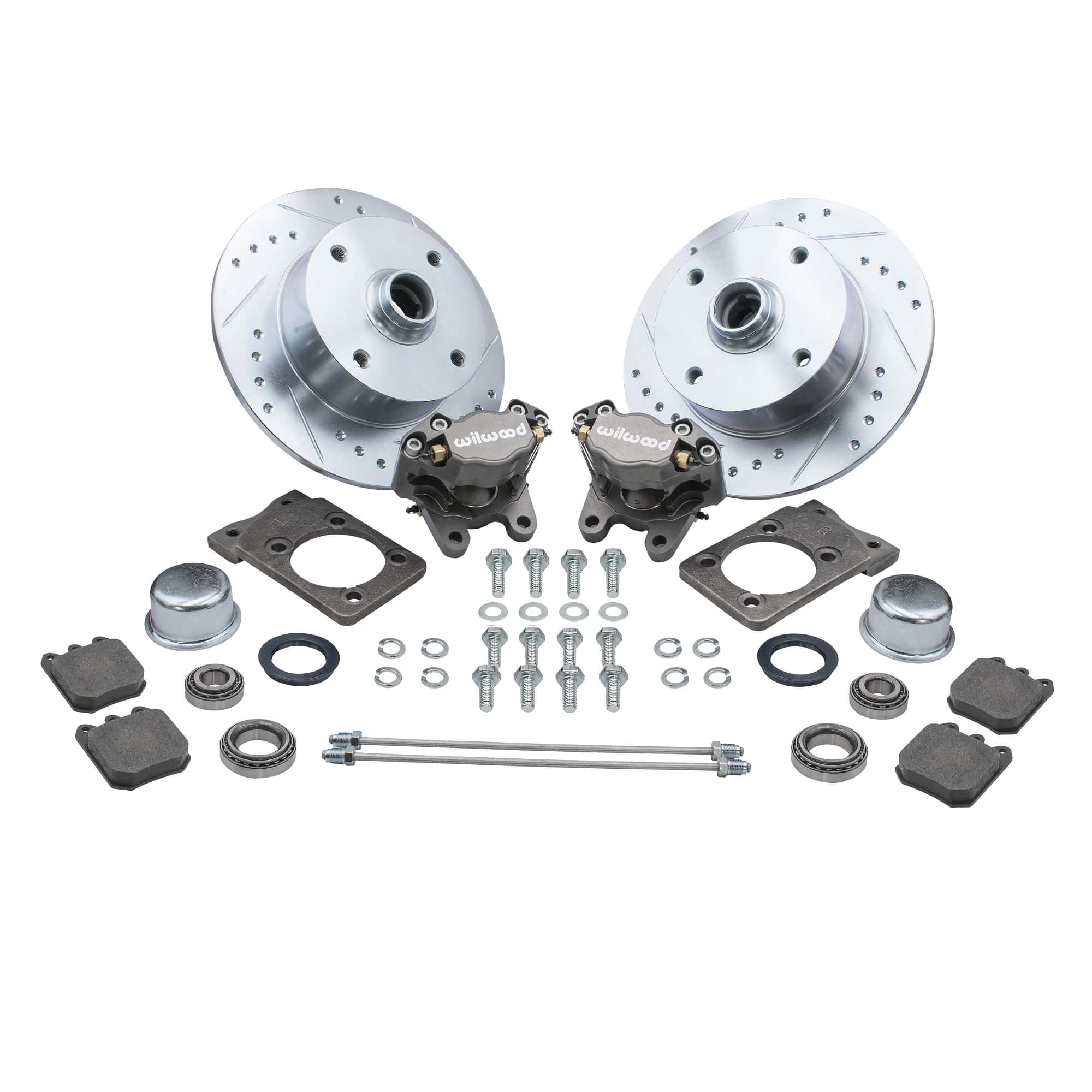 Wilwood Front Disc Brake Kit, Bolt-On, 4 Lug VW Pattern, for Super Beetle 71-79 - Speedometer & Auto Electric