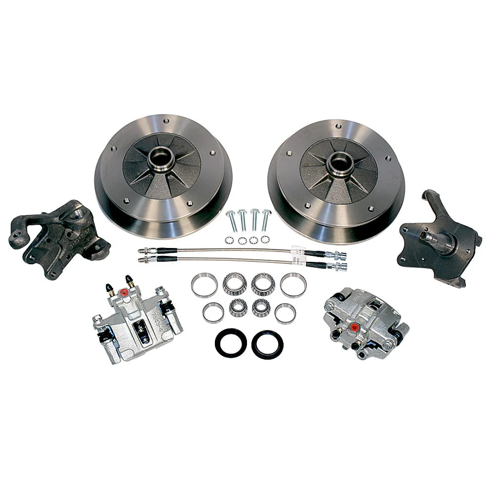 Wide 5 Ball Joint Drum to Disc Brake Conversion Kit for '66-'77 Bug & Ghia - Speedometer & Auto Electric