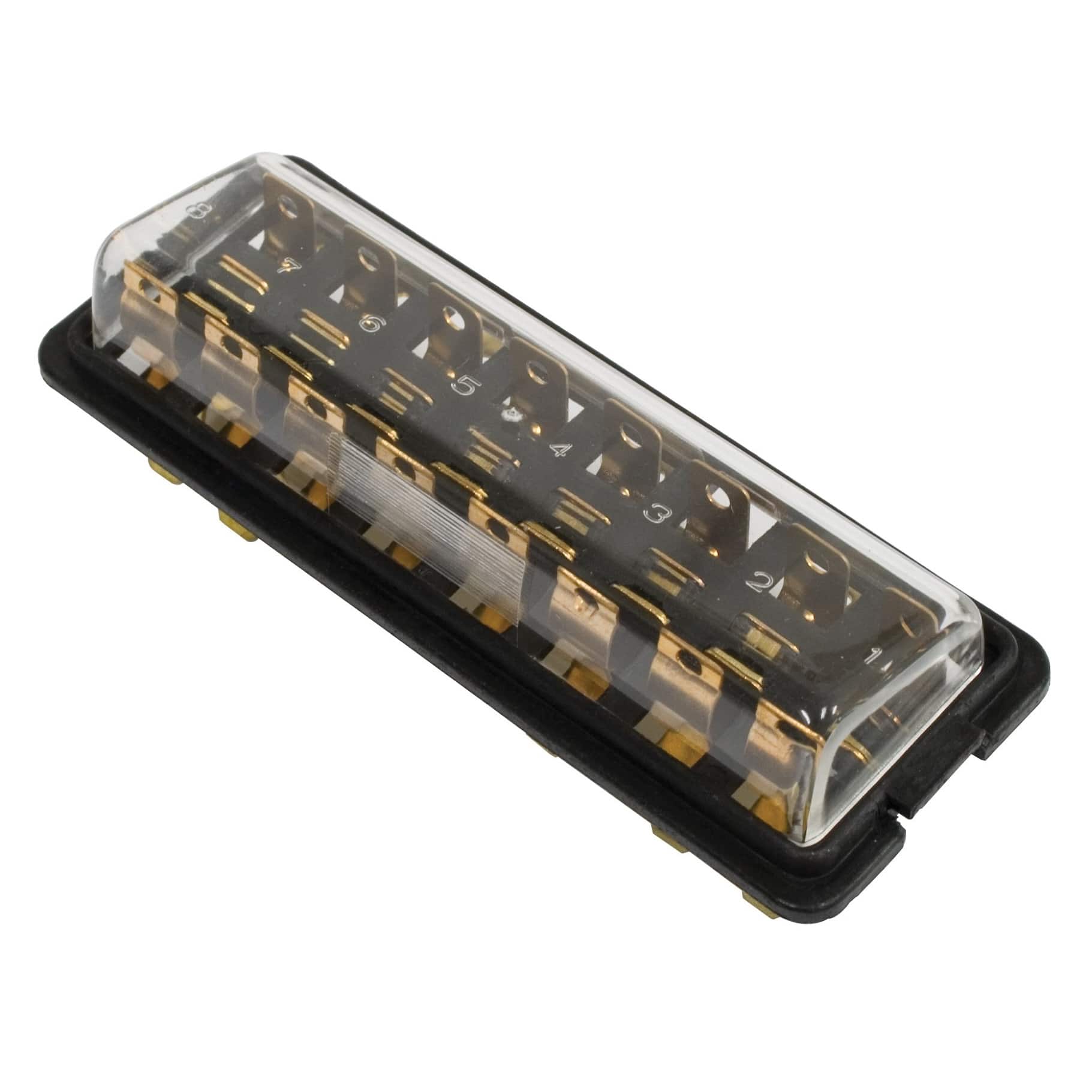 Fuse Box, w/ Clear Cover, F/8 Fuses, Type 1 61-66, Ghia 61-66 - Speedometer & Auto Electric
