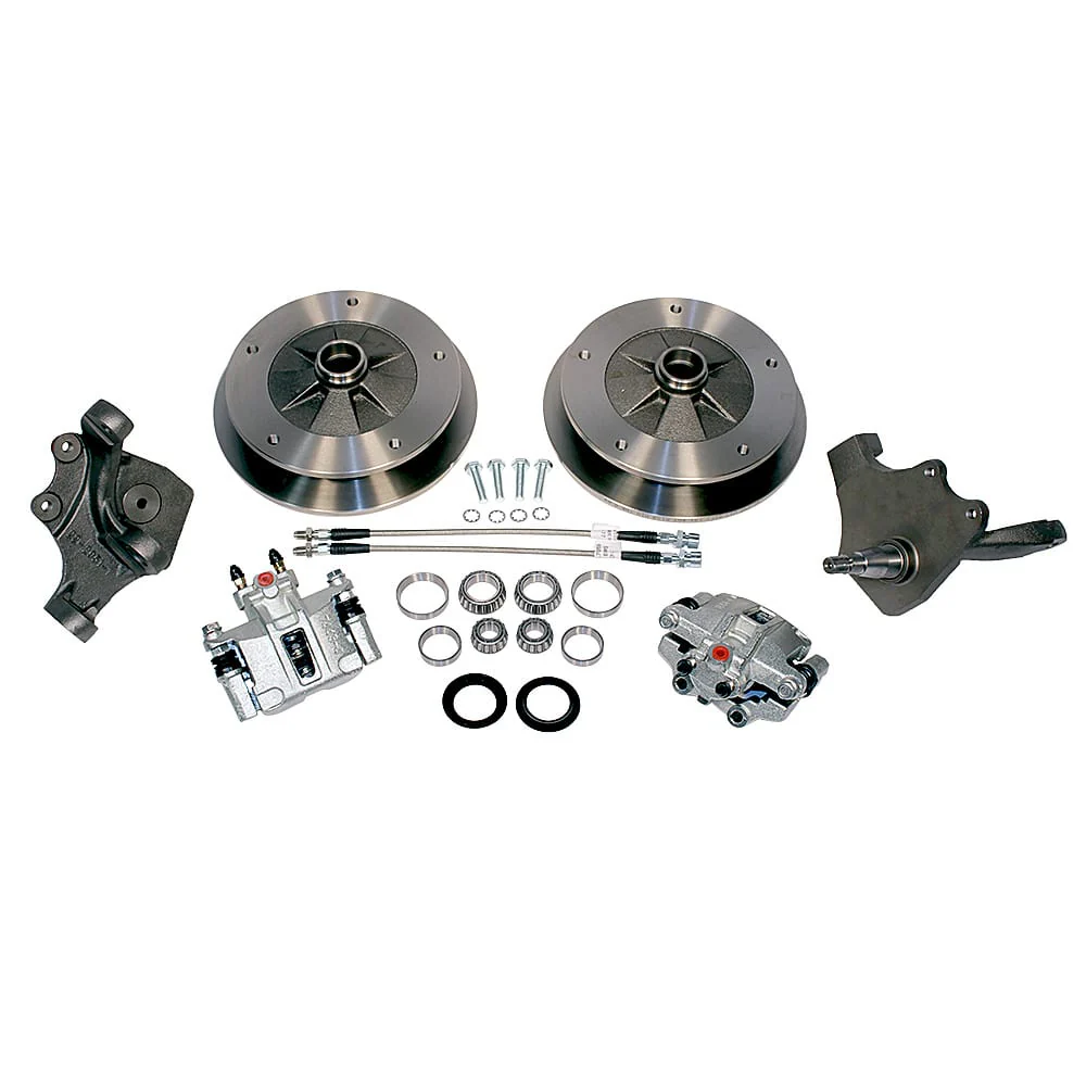 Wide 5 Lowered Ball Joint Drum to Disc Brake Conversion Kit for '66-'77 Bug, Ghia, & Thing - Speedometer & Auto Electric