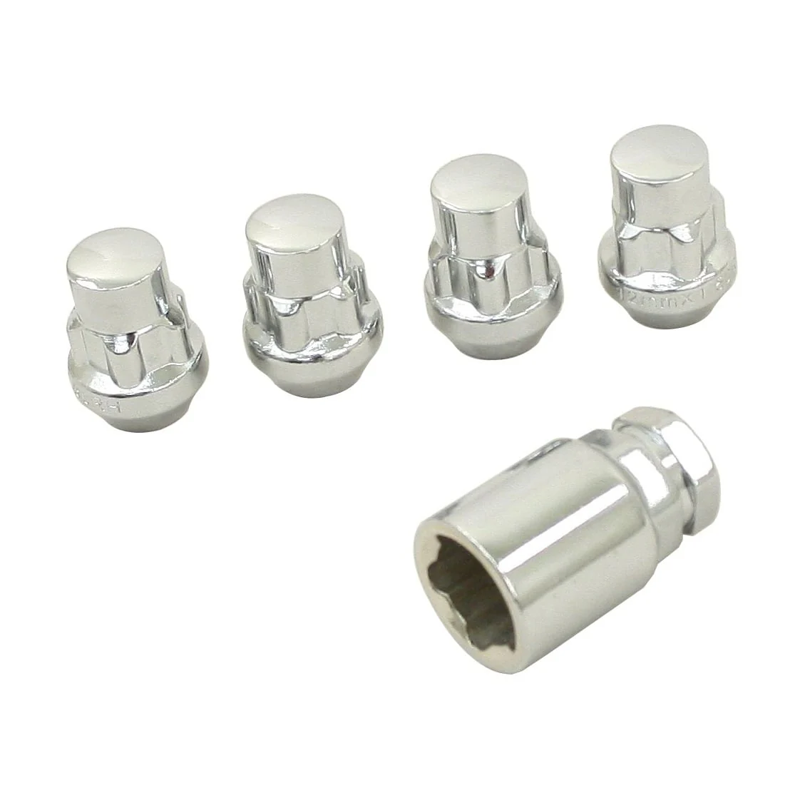 EMPI Chrome Wheel Locks - Speedometer & Auto Electric